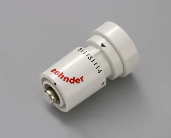 Zehnder Heizkörperthermostat mit Dehnstofffühler „DH“ in weiß Zehnder Heizkörperthermostat mit Dehnstofffühler „DH“ in weiß