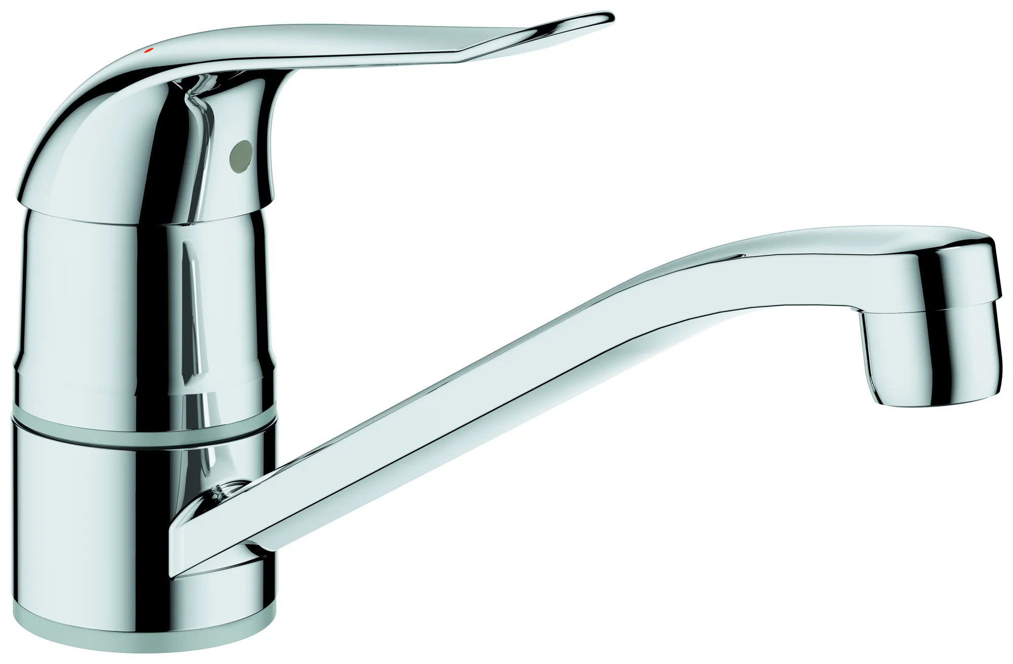 Einhand-Spültischbatterie Euroeco Special 32787, Einlochmontage, hoher schwenkbarer Rohrauslauf, 46 mm Keramikkartusche, Hebellänge 120 mm, chrom Einhand-Spültischbatterie Euroeco Special 32787, Einlochmontage, hoher schwenkbarer Rohrauslauf, 46 mm Keramikkartusche, Hebellänge 120 mm, chrom