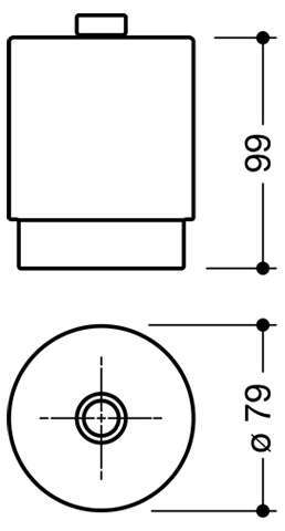 HEWI Accessoire-Set „System 100“ 7,9 cm