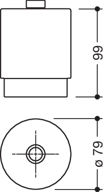 HEWI Accessoire-Set „System 100“ 7,9 cm in / /