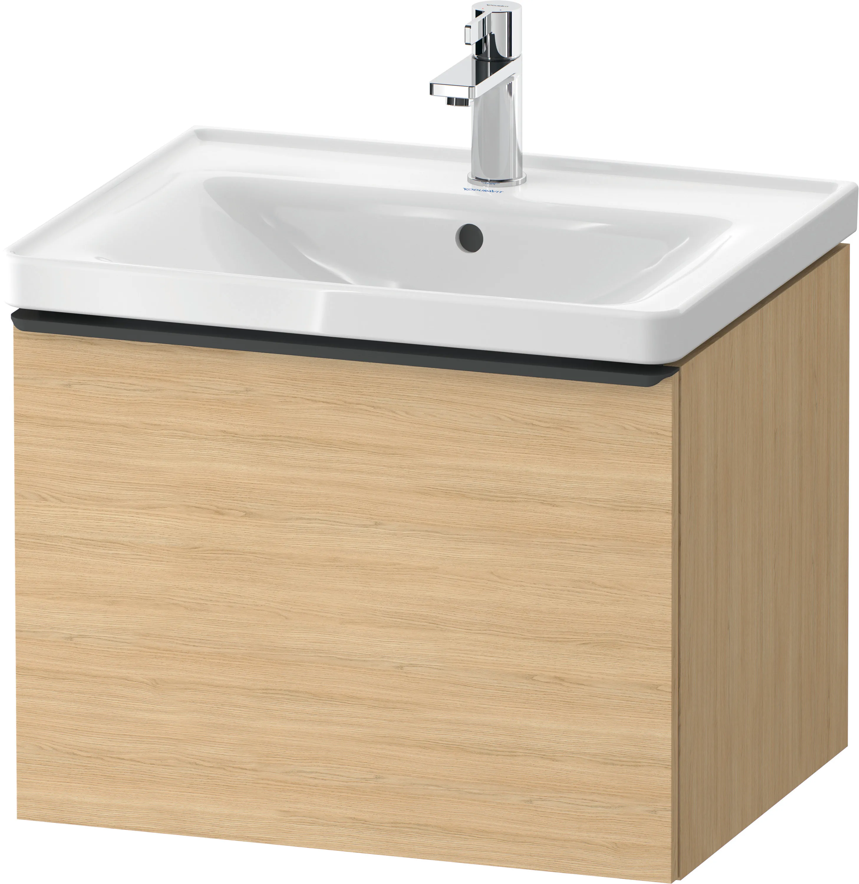 Duravit Waschtischunterschrank wandhängend „D-Neo“ 58,4 × 44 × 45,2 cm Eiche Natur