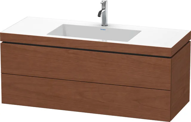 Duravit Möbelset c-shaped Set wandhängend wandhängend „L-Cube“ 120 × 50 × 48 cm