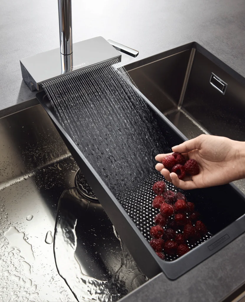 Hansgrohe Aquno Select M81 Einhebel-Küchenmischer mit Ausziehbrause 3jet Chrom, ComfortZone 170, Schwenkbereich einstellbar in 3 Stufen auf 60°, 110° oder 150°, Laminarstrahl, Brausestrahl, SatinFlow, MagFit magnetische Brausehalterung, maximale Durchflu Hansgrohe Aquno Select M81 Einhebel-Küchenmischer mit Ausziehbrause 3jet Chrom, ComfortZone 170, Schwenkbereich einstellbar in 3 Stufen auf 60°, 110° oder 150°, Laminarstrahl, Brausestrahl, SatinFlow, MagFit magnetische Brausehalterung, maximale Durchflu