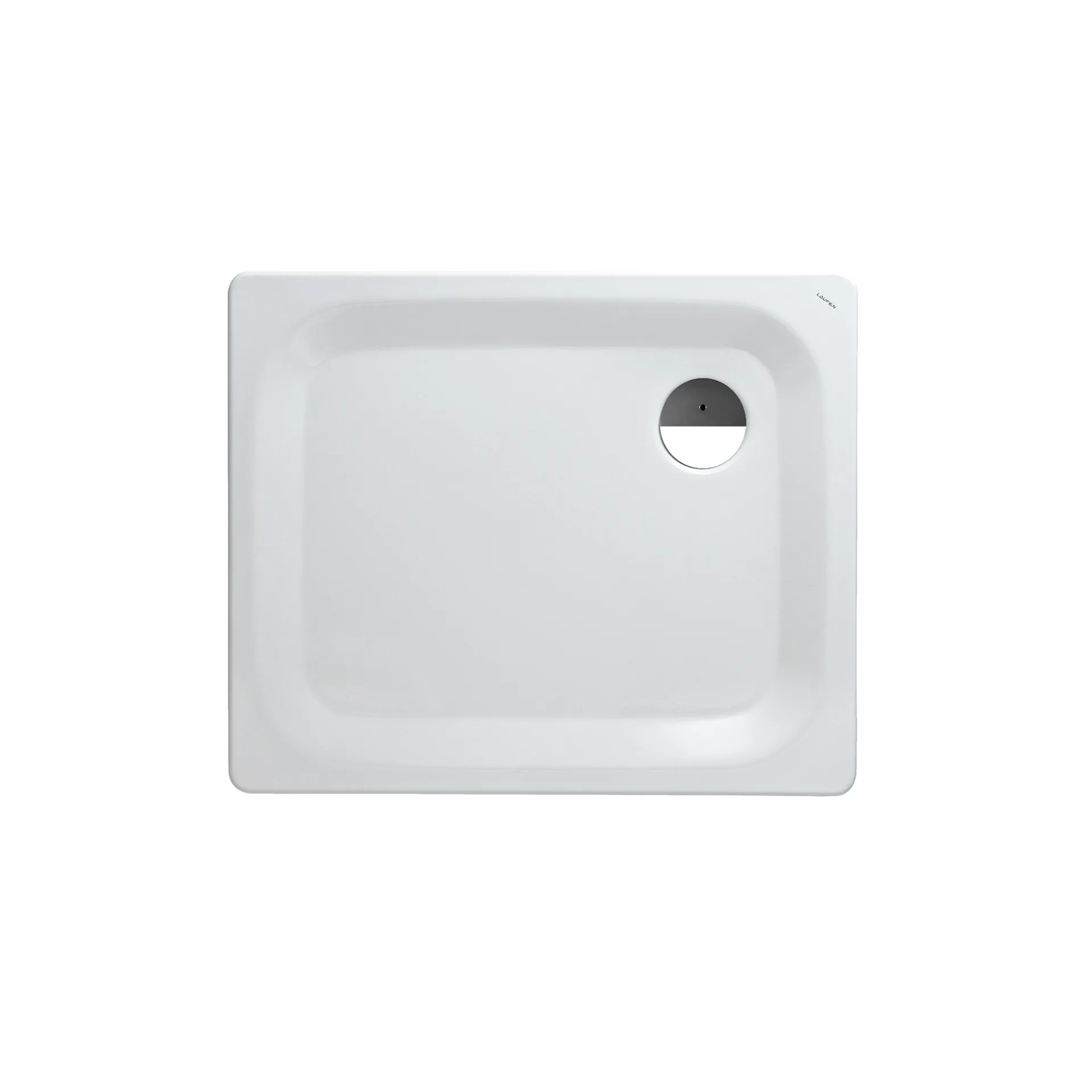 Laufen Duschwanne PLATINA 900x750x25 Stahl Ablauf seitlich mit Antislip inkl. Schallschutz weiß Laufen Duschwanne PLATINA 900x750x25 Stahl Ablauf seitlich mit Antislip inkl. Schallschutz weiß