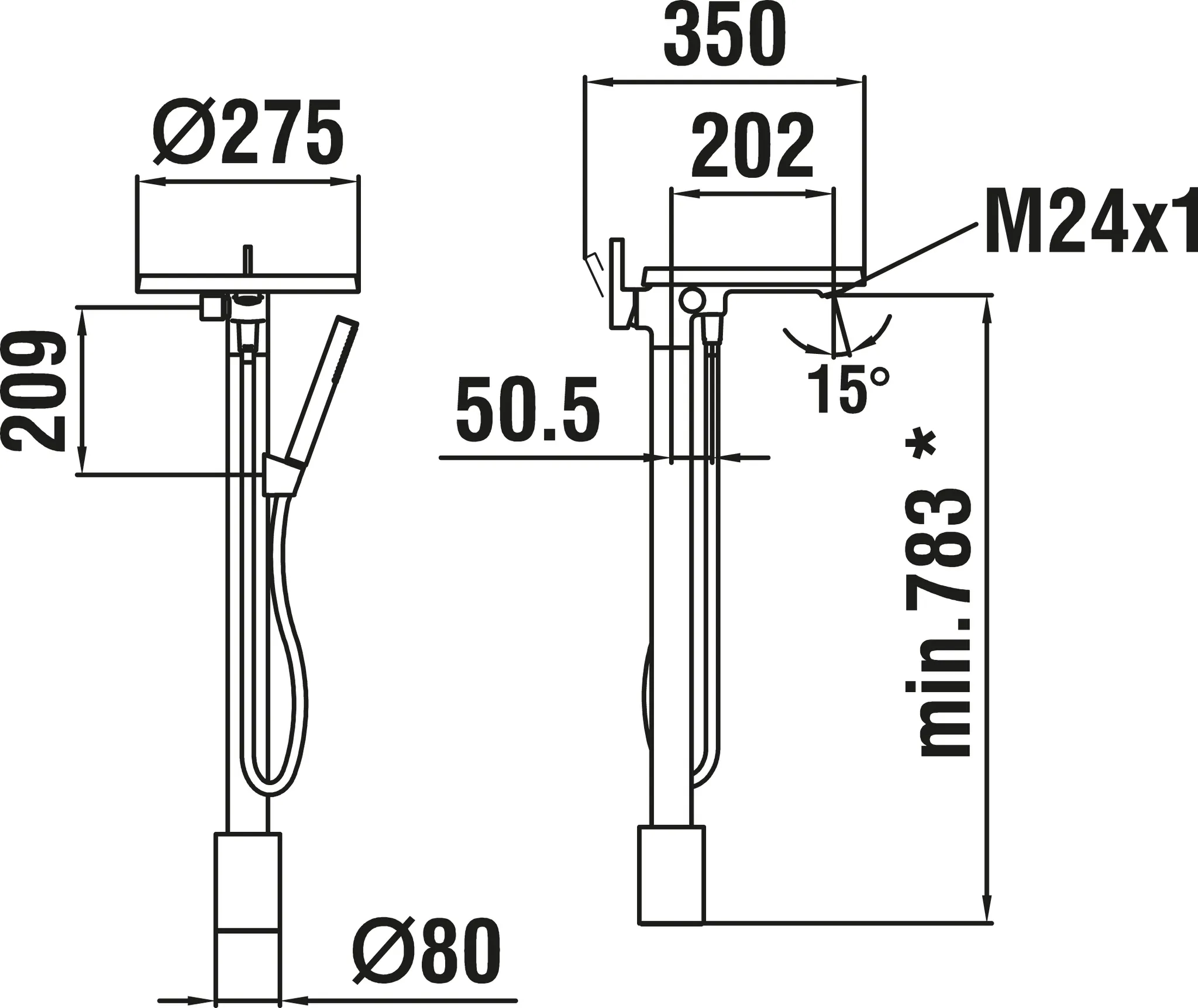 Laufen Einhebel-Standsäulen-Wannenmischer KARTELL Laufen H321331, verchromt Laufen Einhebel-Standsäulen-Wannenmischer KARTELL Laufen H321331, verchromt