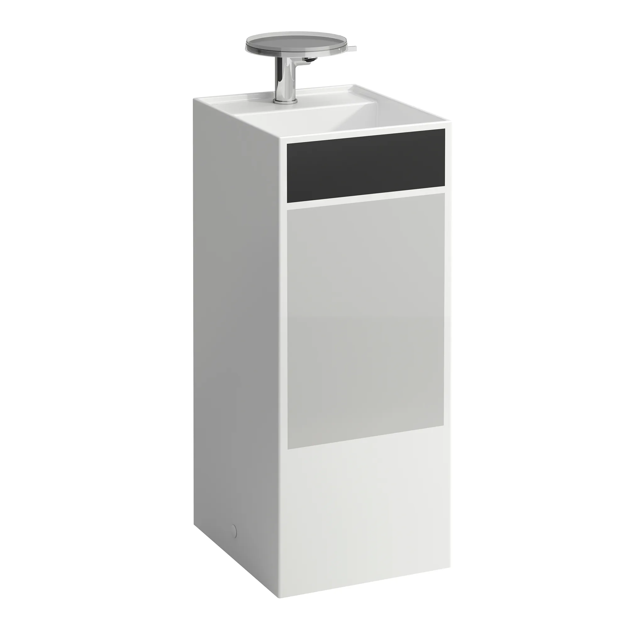 Waschtisch freistehend Kartell • 435x375x900 1 Hahnloch ohne Überlauf weiß