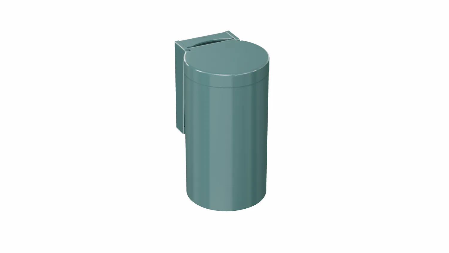 HEWI Abfallbehälter Serie 477, PG74, Aquablau