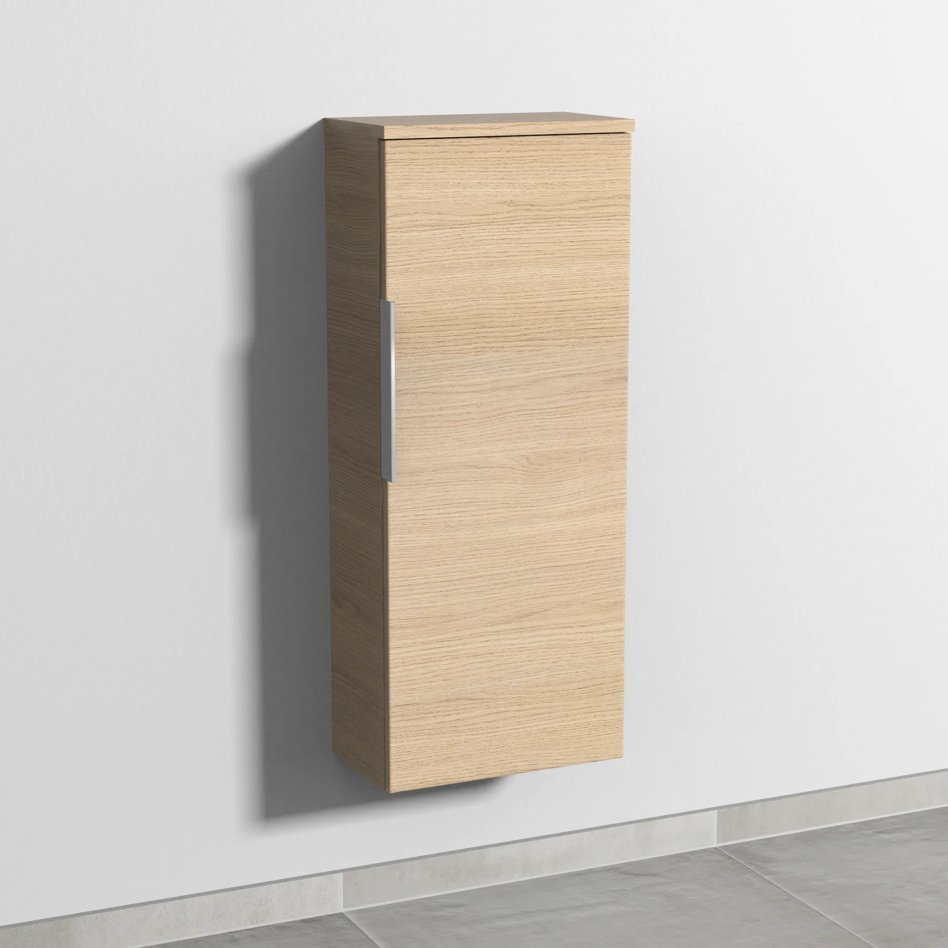 Sanipa Mittelschrank „3way“ 350 × 850 × 199 mm Anschlag rechts, in Eiche Nordic, Anschlag rechts