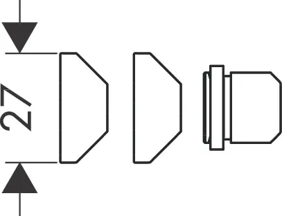 Eckmontageset Raindance Unica'S