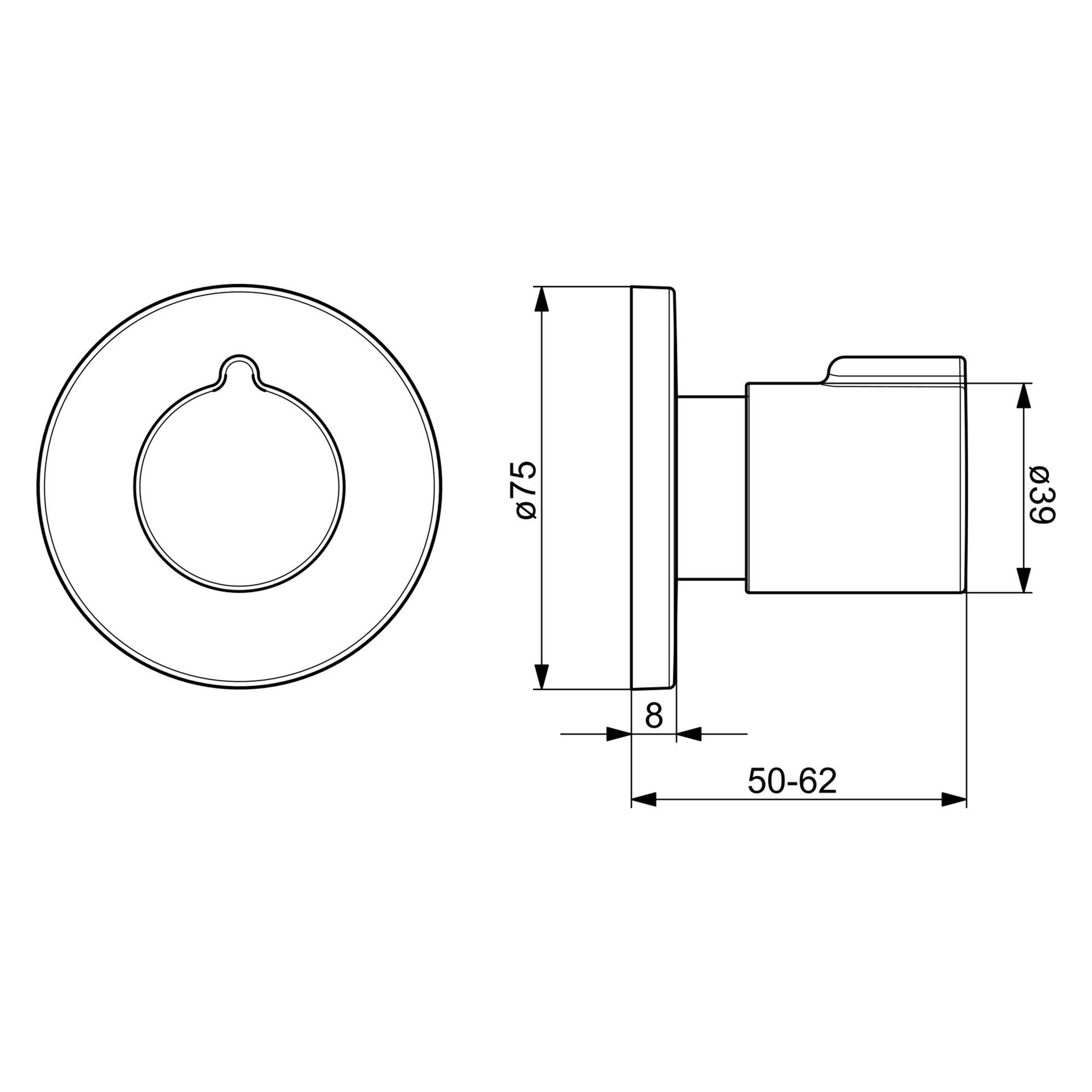 HA FM-Set HANSAHOME 0228 Ros. rund chr