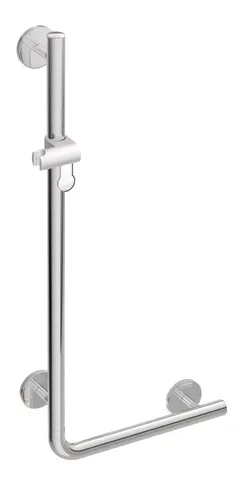 HEWI Winkelgriff mit Brausehalter WARM TOUCH, anthrazitgrau