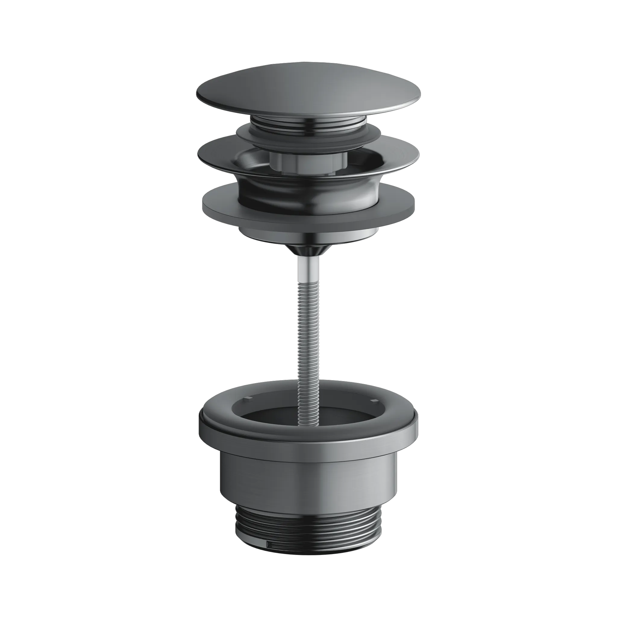 Arm.-Zub. 59902130000 Ablaufgarnitur G 1 1/4 Push-Open Schwarzchrom gebürstet Arm.-Zub. 59902130000 Ablaufgarnitur G 1 1/4 Push-Open Schwarzchrom gebürstet