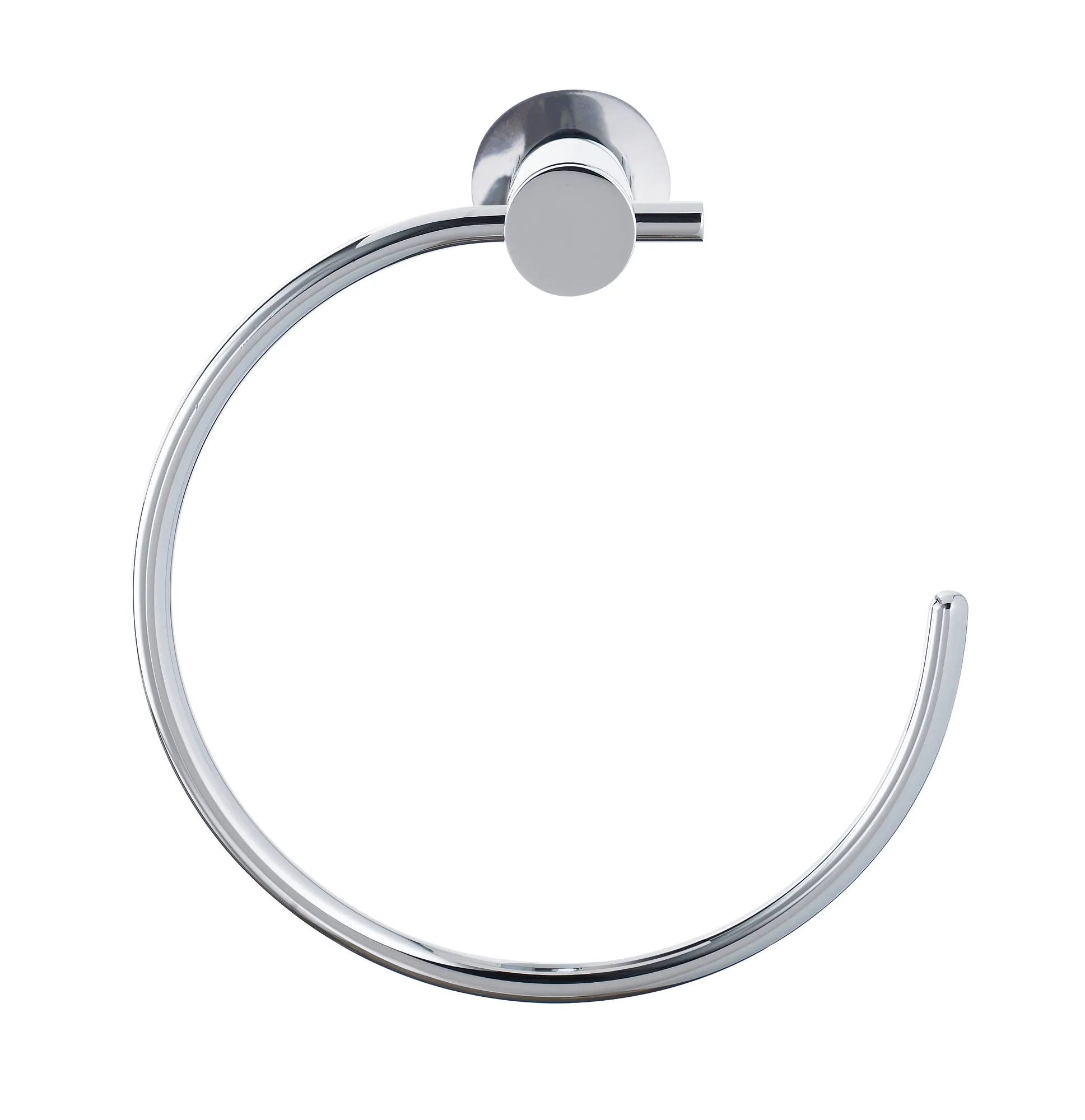 Duravit Handtuchring „D-Code“, Befestigung sichtbar 16,9 × 18,2 × 6,7 cm in chrom Duravit Handtuchring „D-Code“, Befestigung sichtbar 16,9 × 18,2 × 6,7 cm in chrom