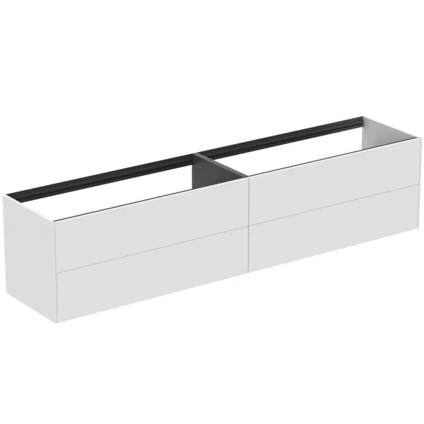 Ideal Standard Waschtischunterschrank „Conca“ 238,5 × 54 × 50,5 cm Weiß matt lackiert