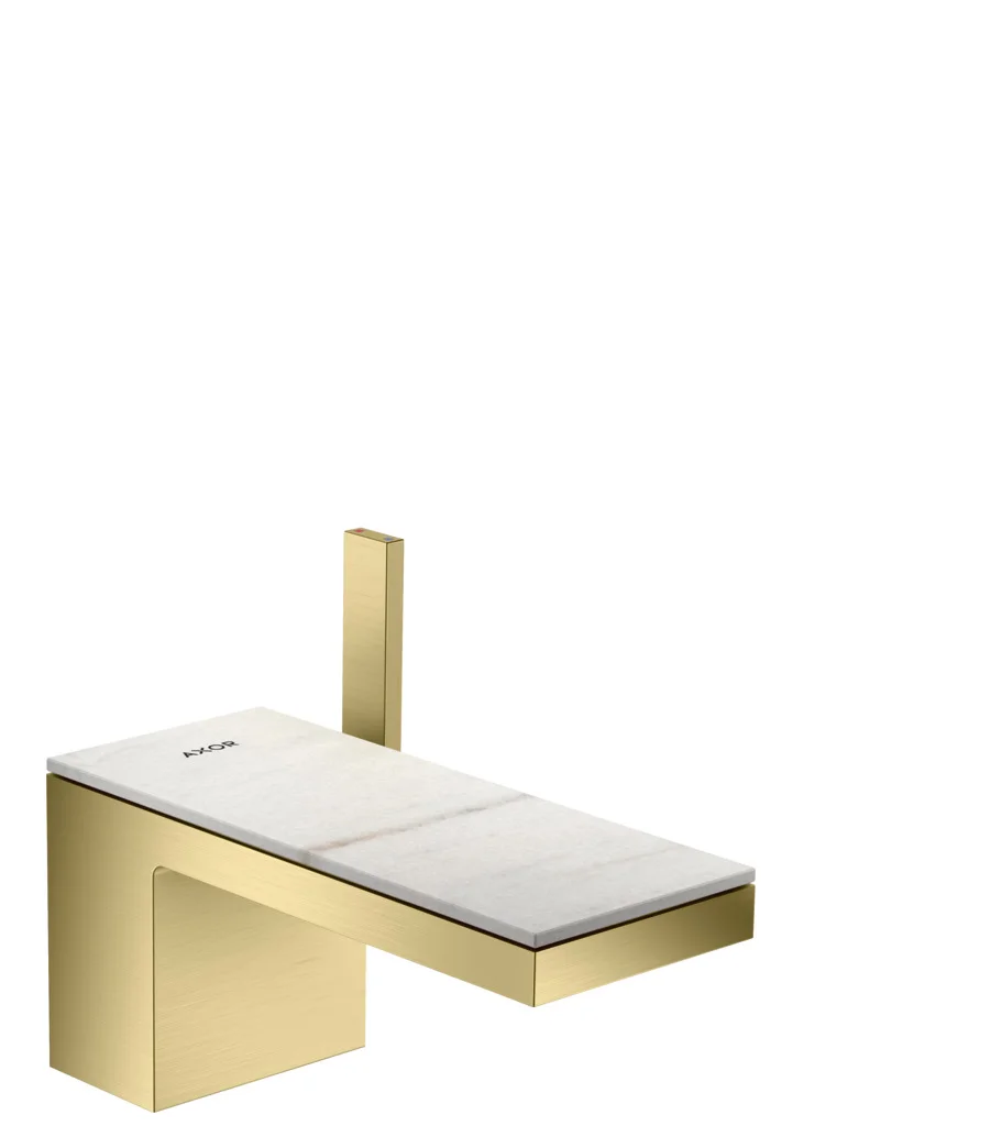 Hansgrohe AXOR MyEdition Platte 200 mm Marmor Lasa Covelano Vena Oro abnehmbar