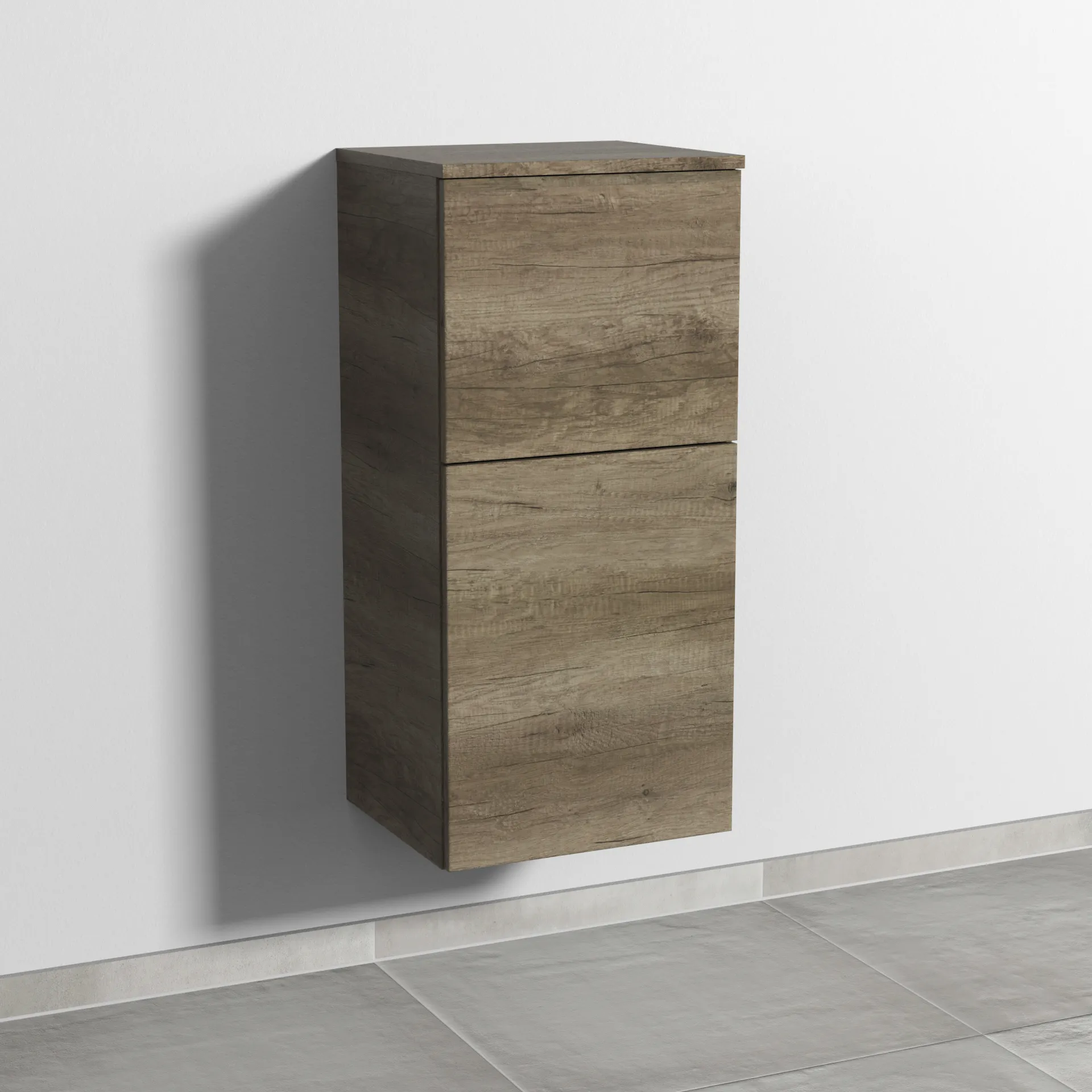 Sanipa Mittelschrank „3way“ 400 × 850 × 345 mm Anschlag rechts, in Eiche Nebraska, Anschlag rechts