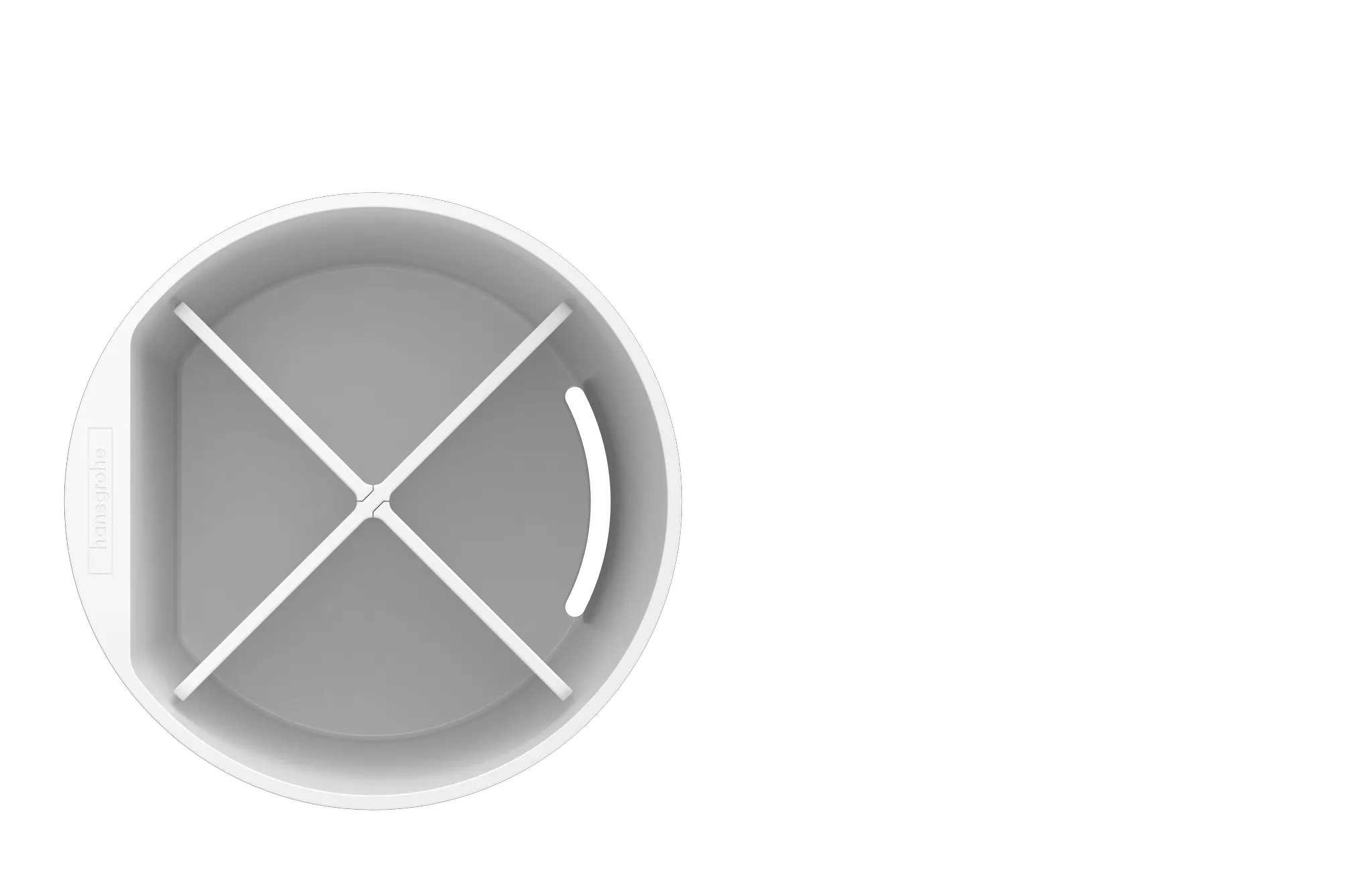 Hansgrohe WallStoris Becher, Mattweiß Hansgrohe WallStoris Becher, Mattweiß