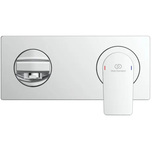 Wand-Waschtischarmatur Unterputz Edge, Bausatz 2, 5 l/min., Ausladung 191mm, Chrom Wand-Waschtischarmatur Unterputz Edge, Bausatz 2, 5 l/min., Ausladung 191mm, Chrom