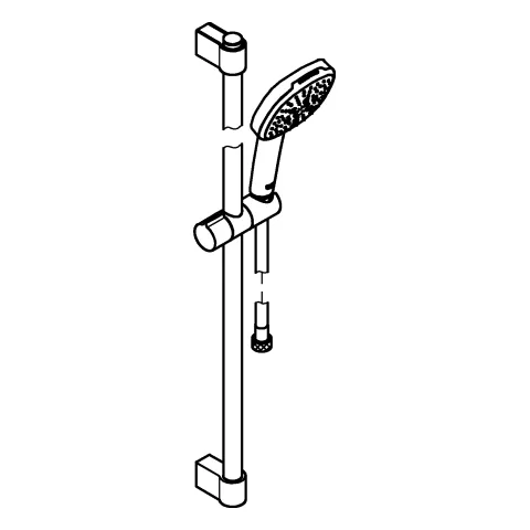 Grohe Tempesta Cube 110 Brausestangenset 900mm 3 Strahlarten Grohe Tempesta Cube 110 Brausestangenset 900mm 3 Strahlarten