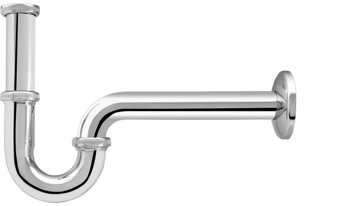 Stedo Röhren-Geruchv.DN 32, Verstellr. 120 mm,MS verchr. ″Plus″