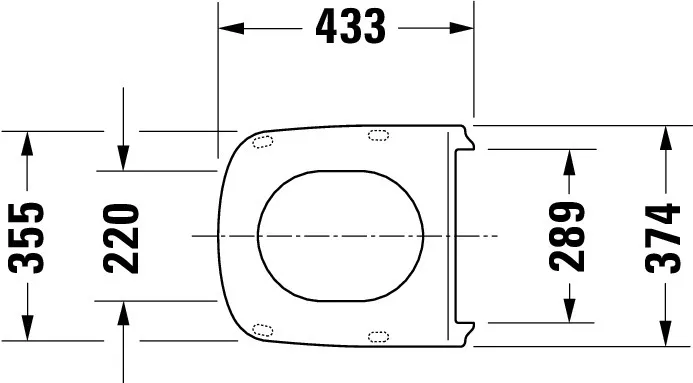 Duravit WC-Sitz „DuraStyle“ 35,9 × 42,3 × 4,3 cm