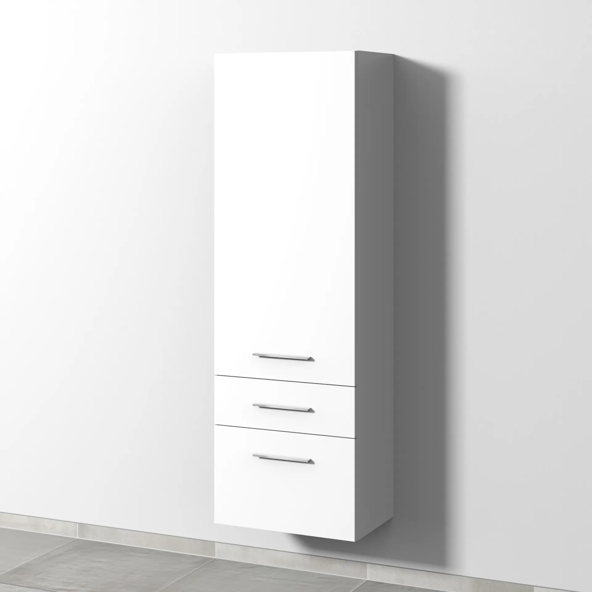 Sanipa Hochschrank „2morrow“ 525 × 1615 × 350 mm in Weiß-Soft