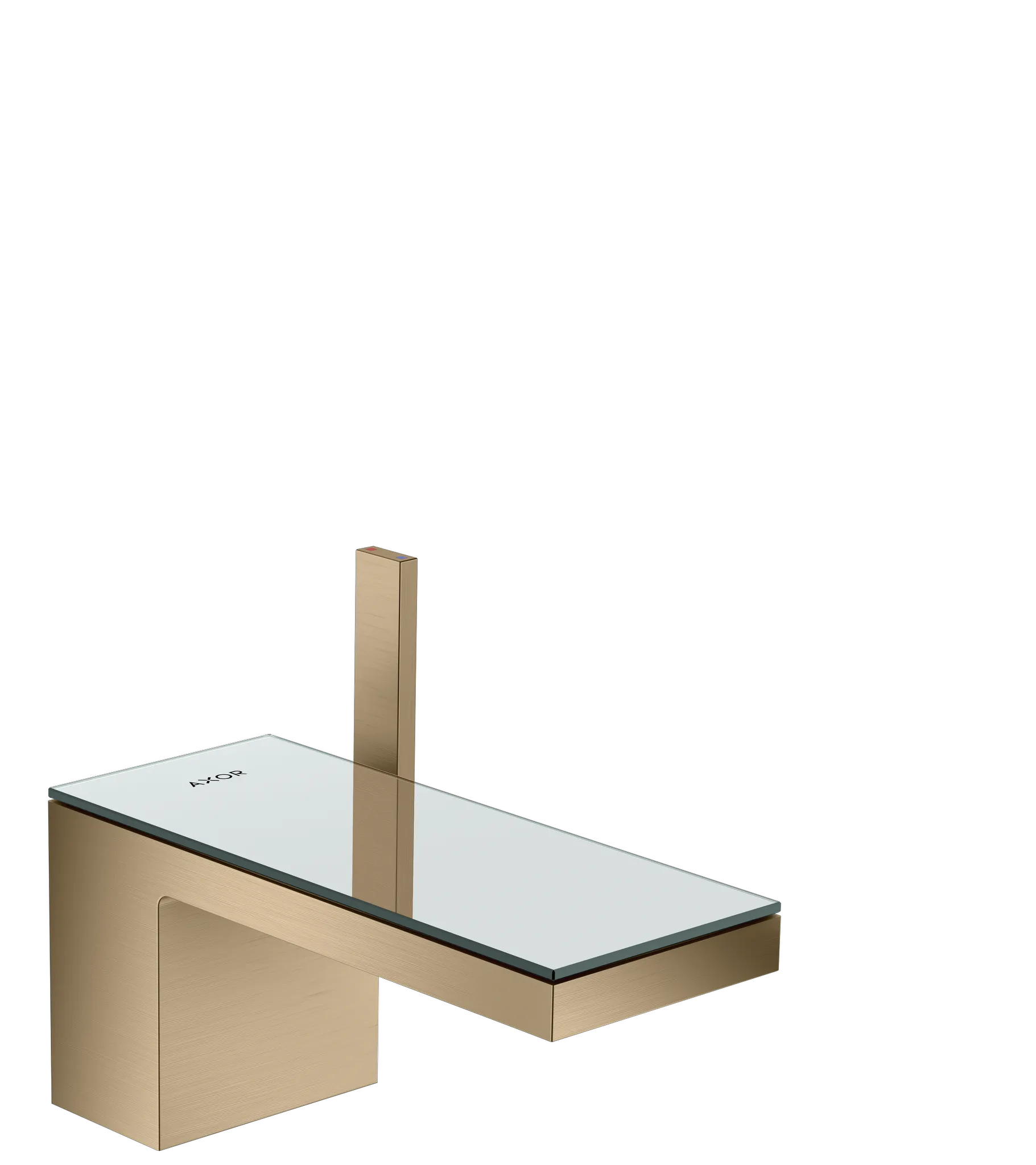 Hansgrohe AXOR MyEdition Mischer mit Platte 200 Glas, Spiegel Hansgrohe AXOR MyEdition Mischer mit Platte 200 Glas, Spiegel