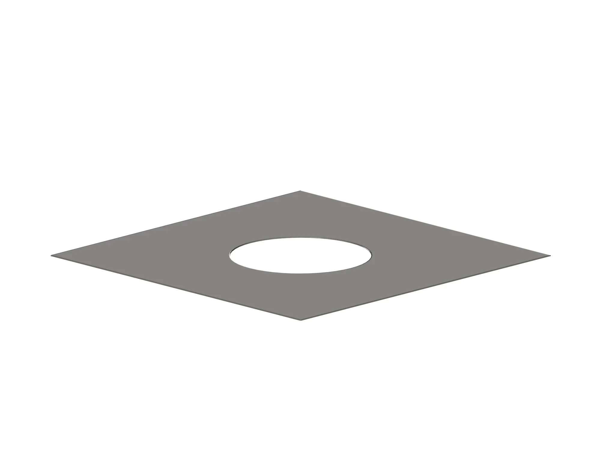 Anschlussblech, 600 x 600 mm Anschlussblech, 600 x 600 mm