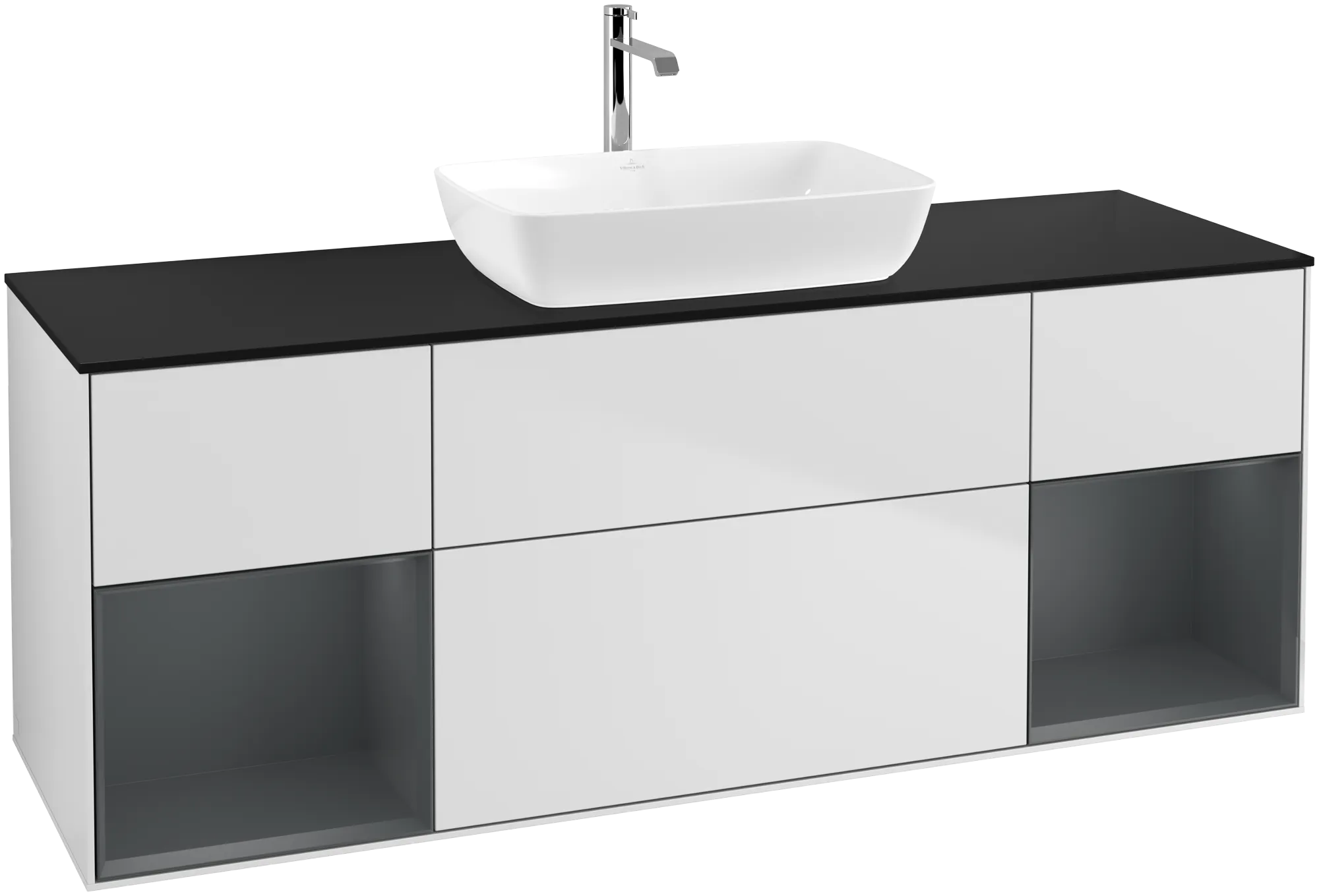 Villeroy & Boch Waschbeckenunterschrank Finion G86, 1600x603x501mm, mit Beleuchtung