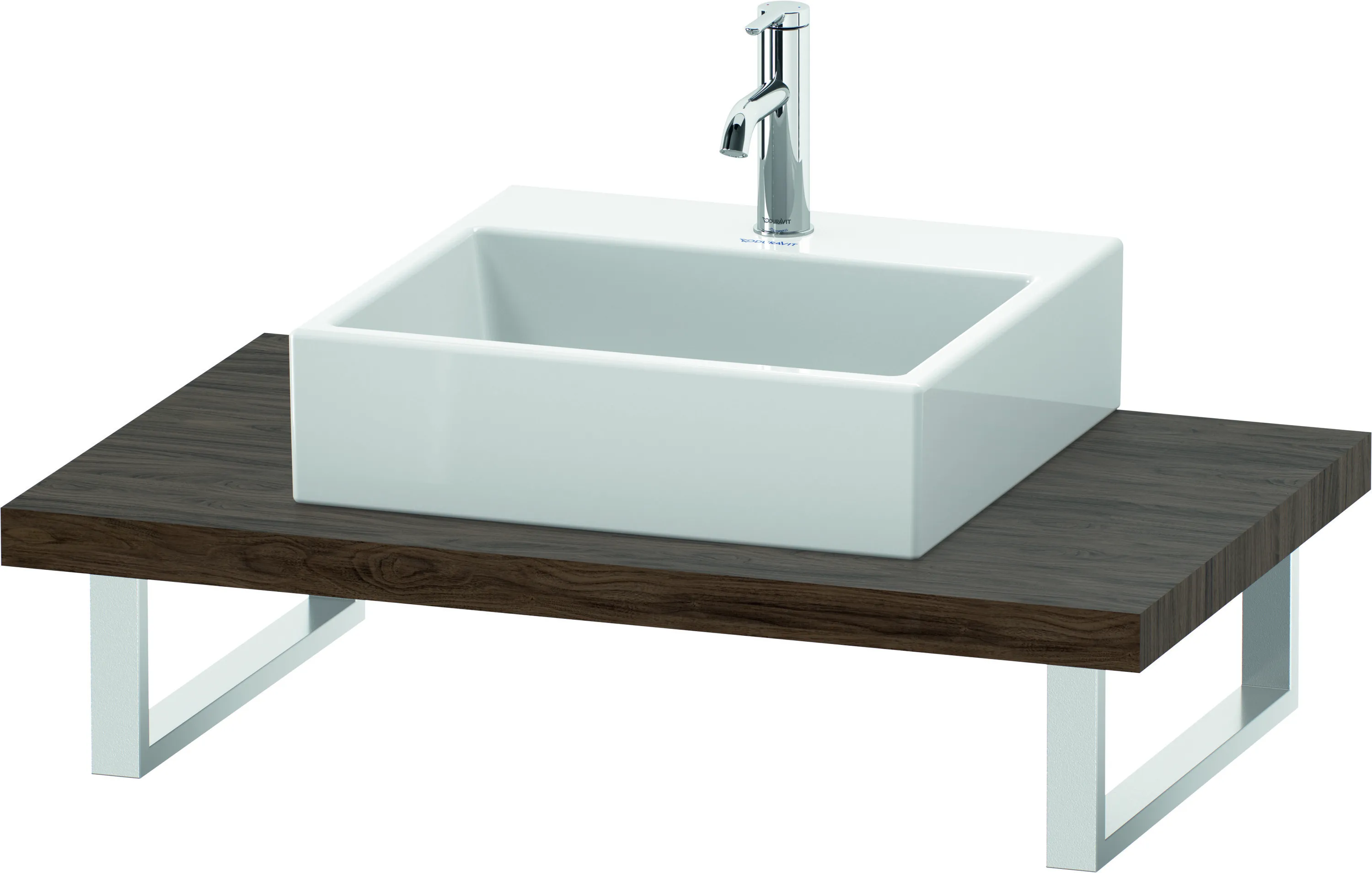 Duravit Konsole „DuraStyle“, mittig in Nussbaum Dunkel Duravit Konsole „DuraStyle“, mittig in Nussbaum Dunkel