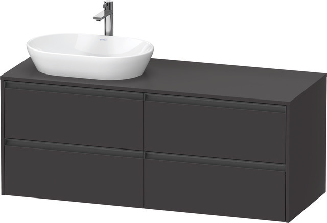 Duravit Waschtischunterschrank wandhängend „Ketho.2“ 140 × 56,8 × 55 cm