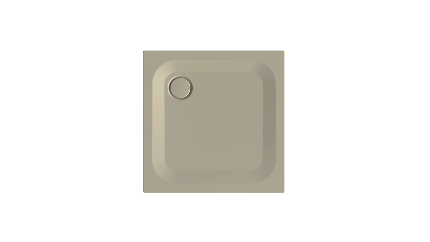 Bette quadrat Duschwanne „BetteUltra“ 800 × 800 mm mit BetteAntirutsch Pro, ohne Oberflächenveredelung, ohne Wannenträger, in Cashmere