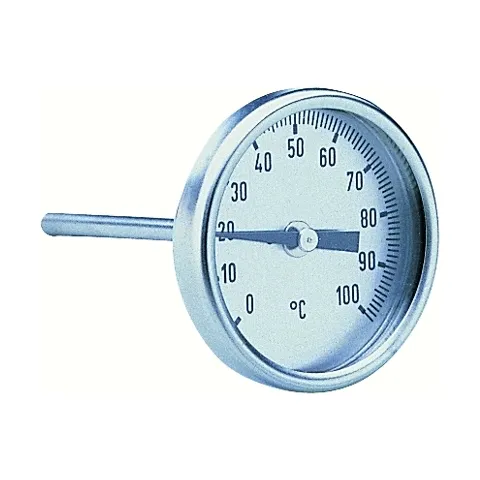 Thermometer 06225, 1/4'', für Thermostat-Batterien, mit Thermometer-Abgangsbogen Thermometer 06225, 1/4'', für Thermostat-Batterien, mit Thermometer-Abgangsbogen