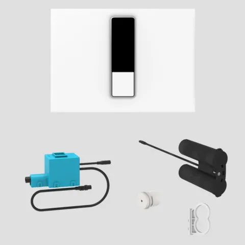 SANIT Betätigungsplatte Ineo Bright Infrarot weiß Batterie SANIT Betätigungsplatte Ineo Bright Infrarot weiß Batterie