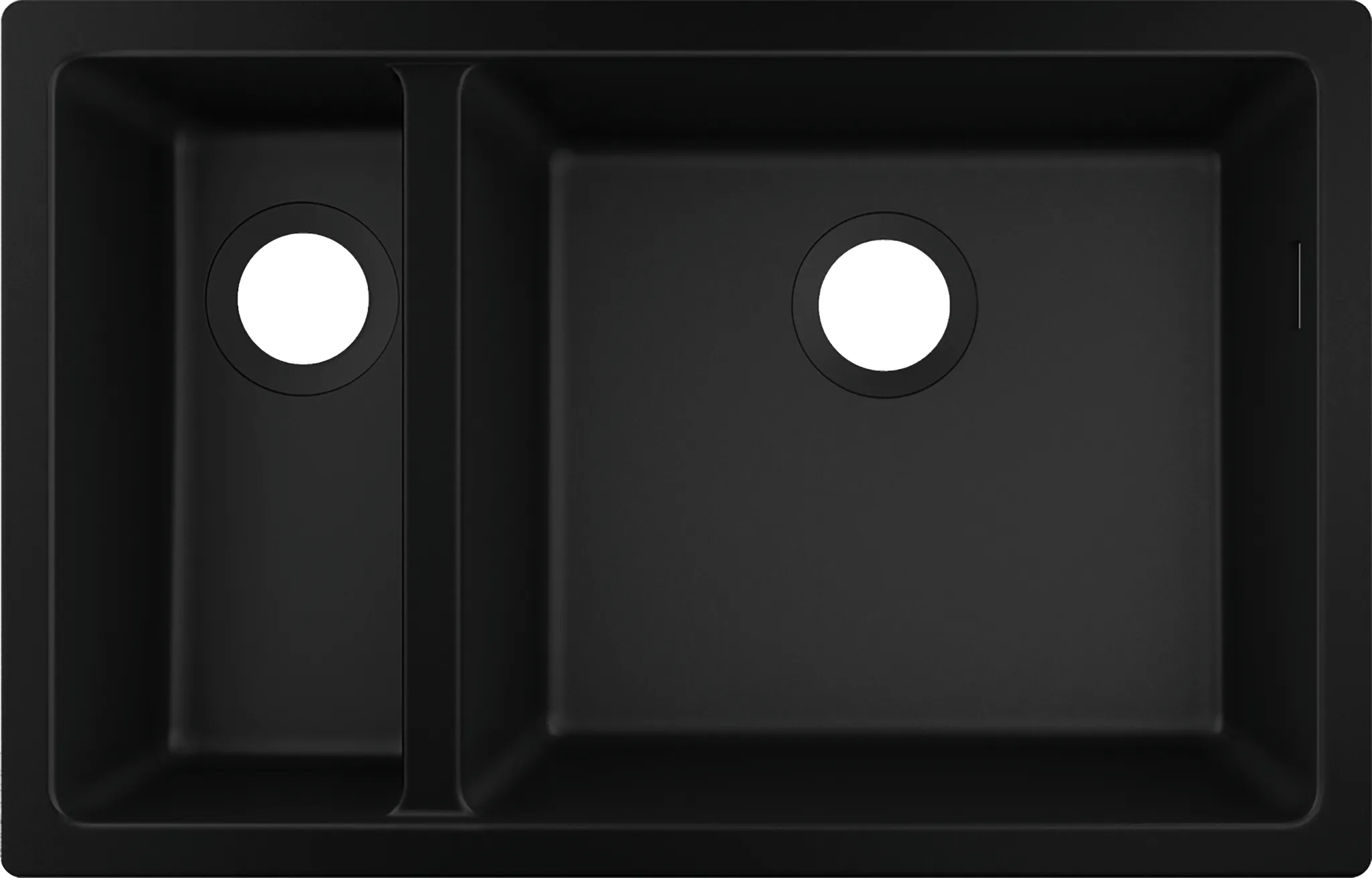 Unterbauspüle 180x450 S510-U635 graphitschwarz Unterbauspüle 180x450 S510-U635 graphitschwarz