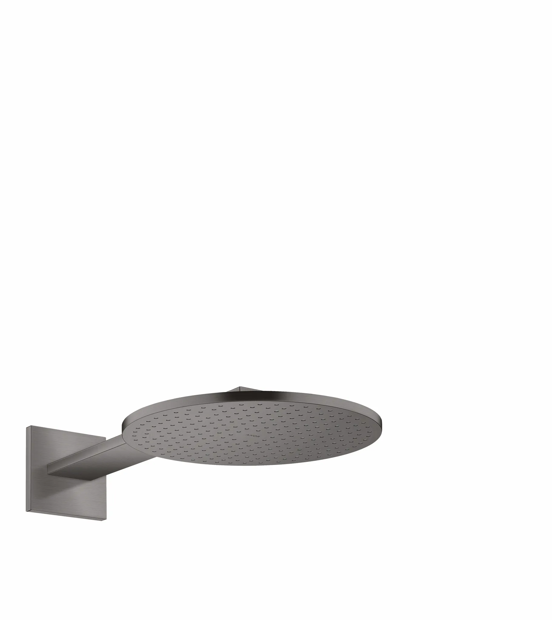 Hansgrohe AXOR ShowerSolutions Kopfbrause 300 2jet mit Brausearm, Brushed Black Chrome, 450 mm Arm, PowderRain & Intense Strahlarten Hansgrohe AXOR ShowerSolutions Kopfbrause 300 2jet mit Brausearm, Brushed Black Chrome, 450 mm Arm, PowderRain & Intense Strahlarten