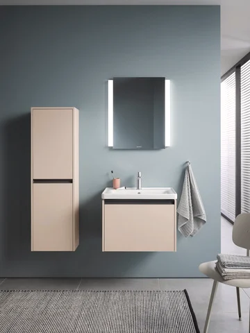 Wandwaschtisch „D-Neo“, mit Überlauf, Hahnlochposition mittig Wandwaschtisch „D-Neo“, mit Überlauf, Hahnlochposition mittig