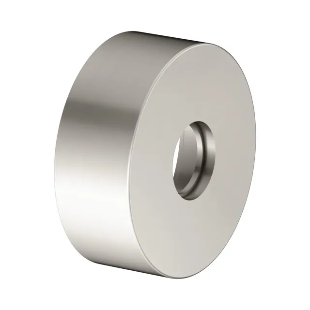 IXMO 59545050281 Verlängerungs-rund f. Wanneneinlauf/Schlauchanschl. Höhe 25 mm Nickel gebürstet