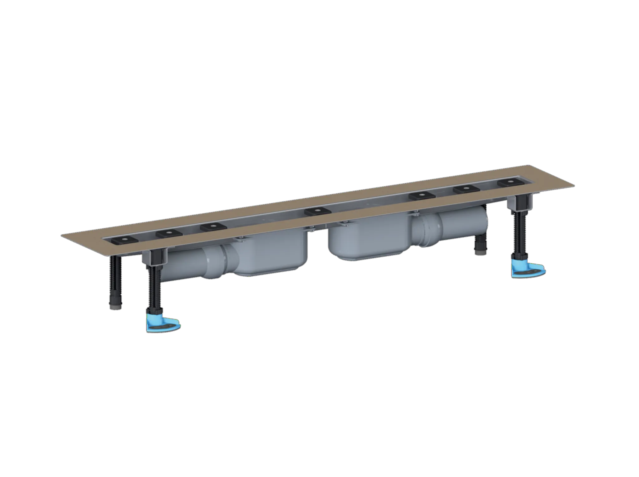 Duschrinne CeraLine Plan F Duo 800 mm, DN 50