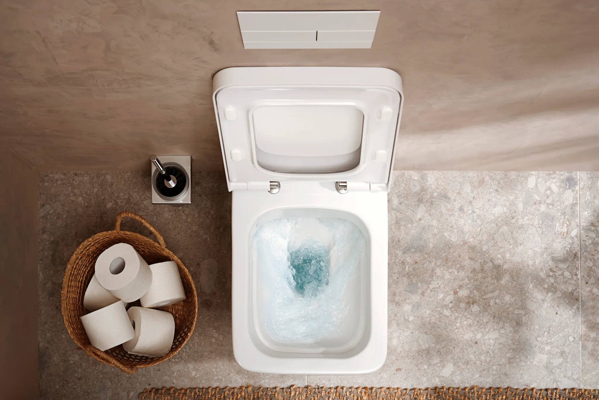 EluPura Q Wand WC Set 540 ohne Spülrand mit WC Sitz mit SoftClose and QuickRelease, SmartClean Weiß EluPura Q Wand WC Set 540 ohne Spülrand mit WC Sitz mit SoftClose and QuickRelease, SmartClean Weiß