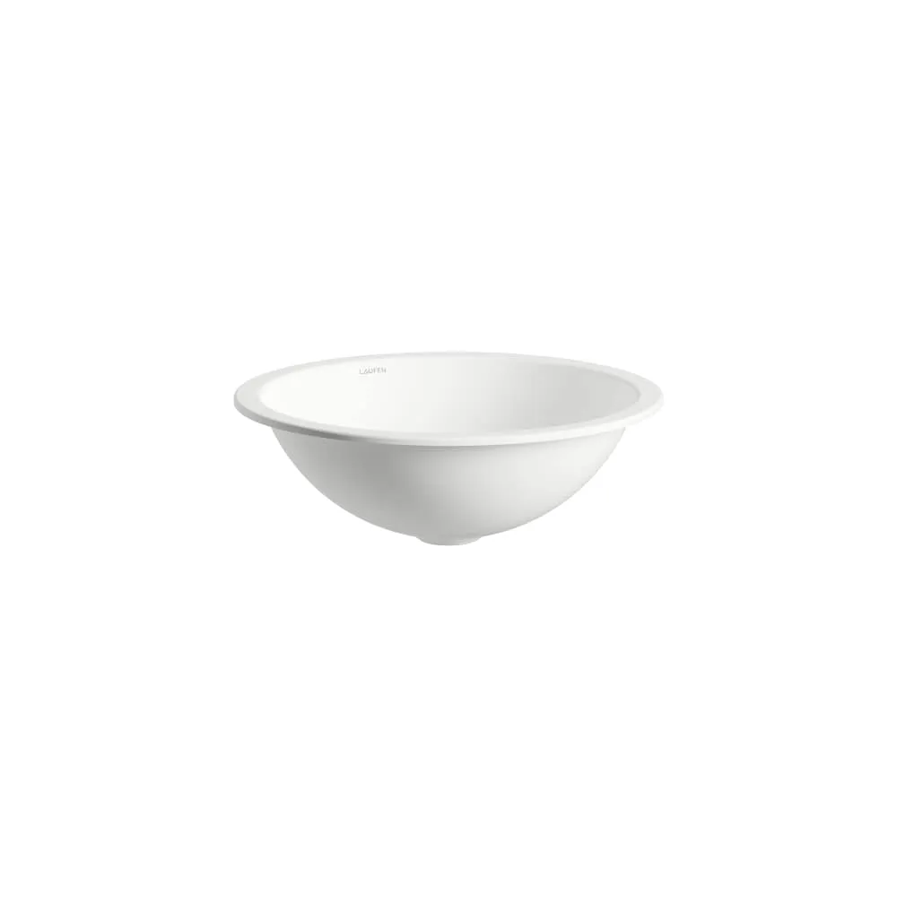 Laufen Einbauwaschtisch FORM rund ohne Armaturenloch 400 x 400 x 140 mm in weiß
