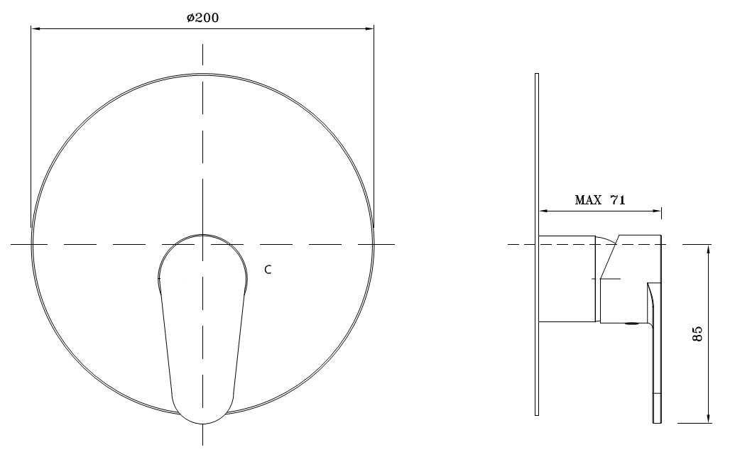 Fertigmontageset Brause AqvaPlus zu Art. 092564750 C-Box - Abdeckrosette - Hülse und Kappe - Hebel - inkl. Funktionseinheit - chrom Fertigmontageset Brause AqvaPlus zu Art. 092564750 C-Box - Abdeckrosette - Hülse und Kappe - Hebel - inkl. Funktionseinheit - chrom
