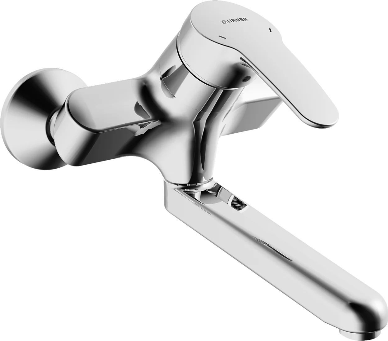 HansaMIX Waschtischarmatur, Einhebelmischer, Ausladung 246mm, DN15, Chrom