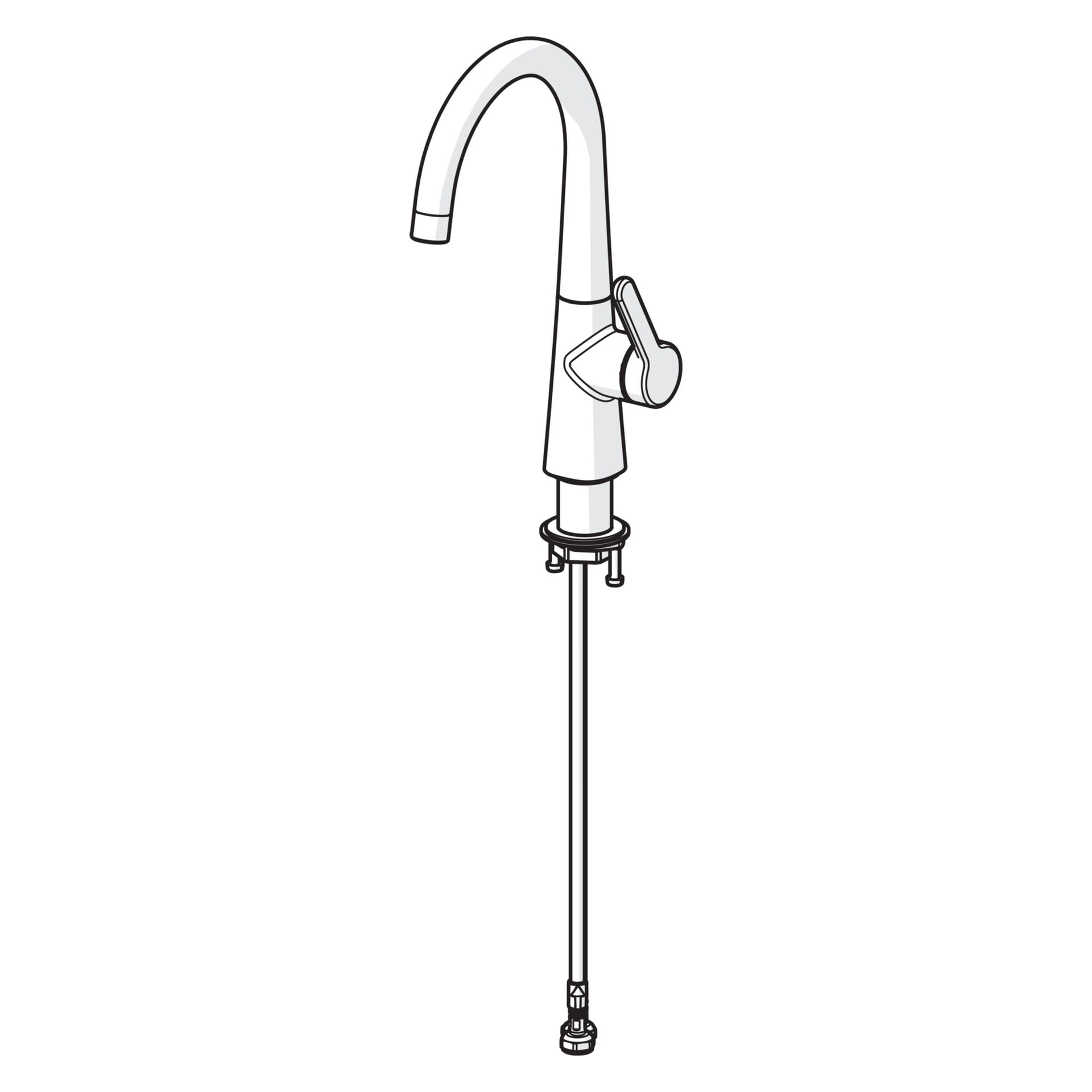 Einhand-Waschtischarmatur „Designo Style“ Ausladung 167 mm in Chrom Einhand-Waschtischarmatur „Designo Style“ Ausladung 167 mm in Chrom