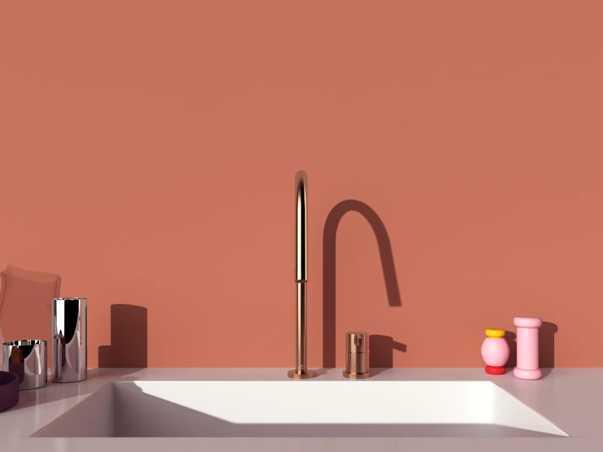 Küchenarmatur Gusto Ausladung 243mm Brushed Gold Küchenarmatur Gusto Ausladung 243mm Brushed Gold