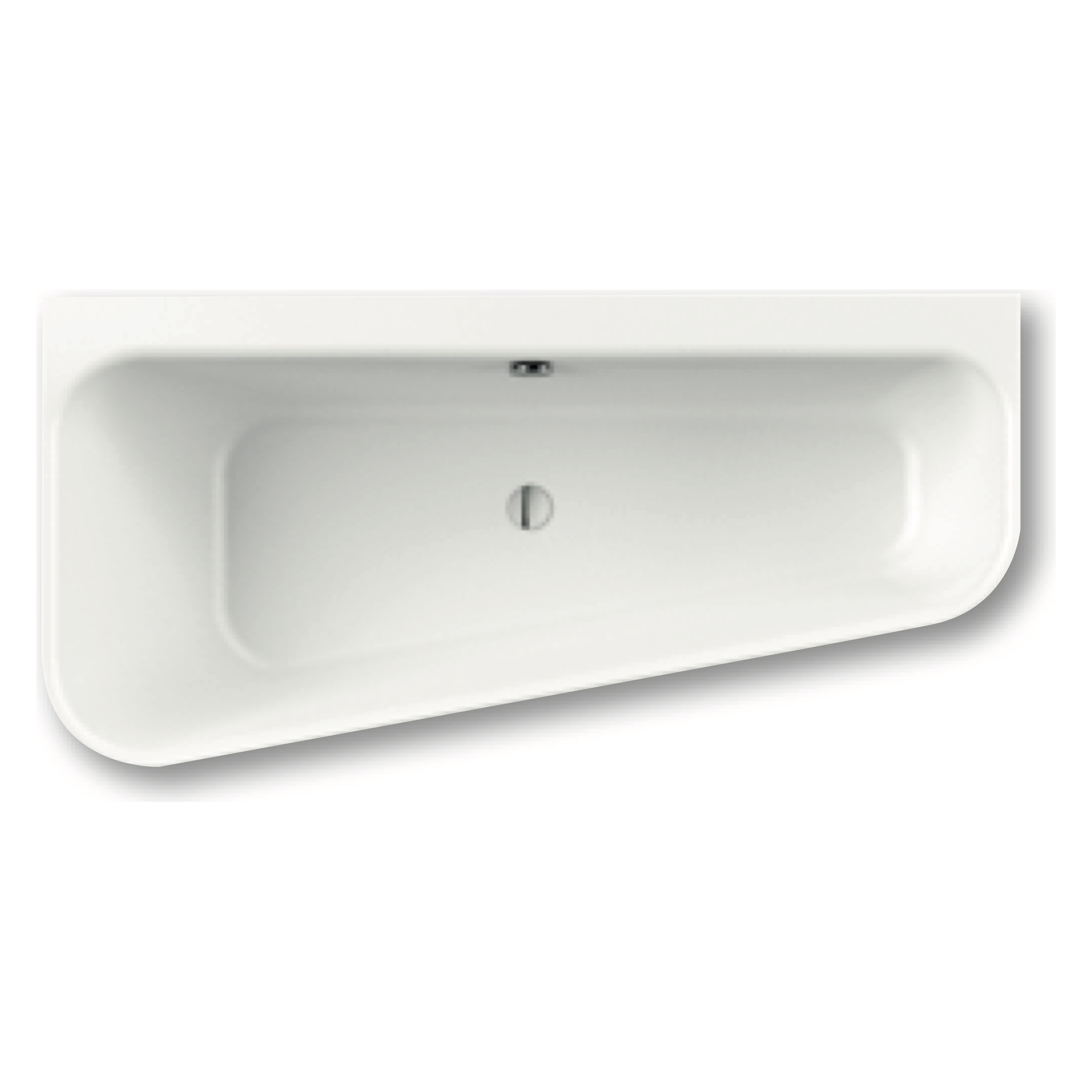 repaBAD Badewanne „Seed F“ freistehend trapez 1550 mm, Mittelablauf, rechts in Weiß repaBAD Badewanne „Seed F“ freistehend trapez 1550 mm, Mittelablauf, rechts in Weiß