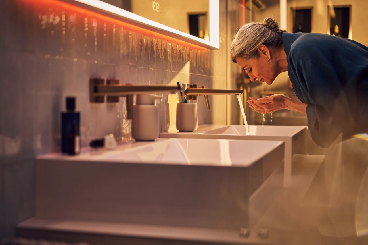 Hansgrohe Xevolos E Aufsatzwaschtisch, Keramik, weiß, 600x480 mm, 140 mm Höhe, ohne Hahnloch und Überlauf