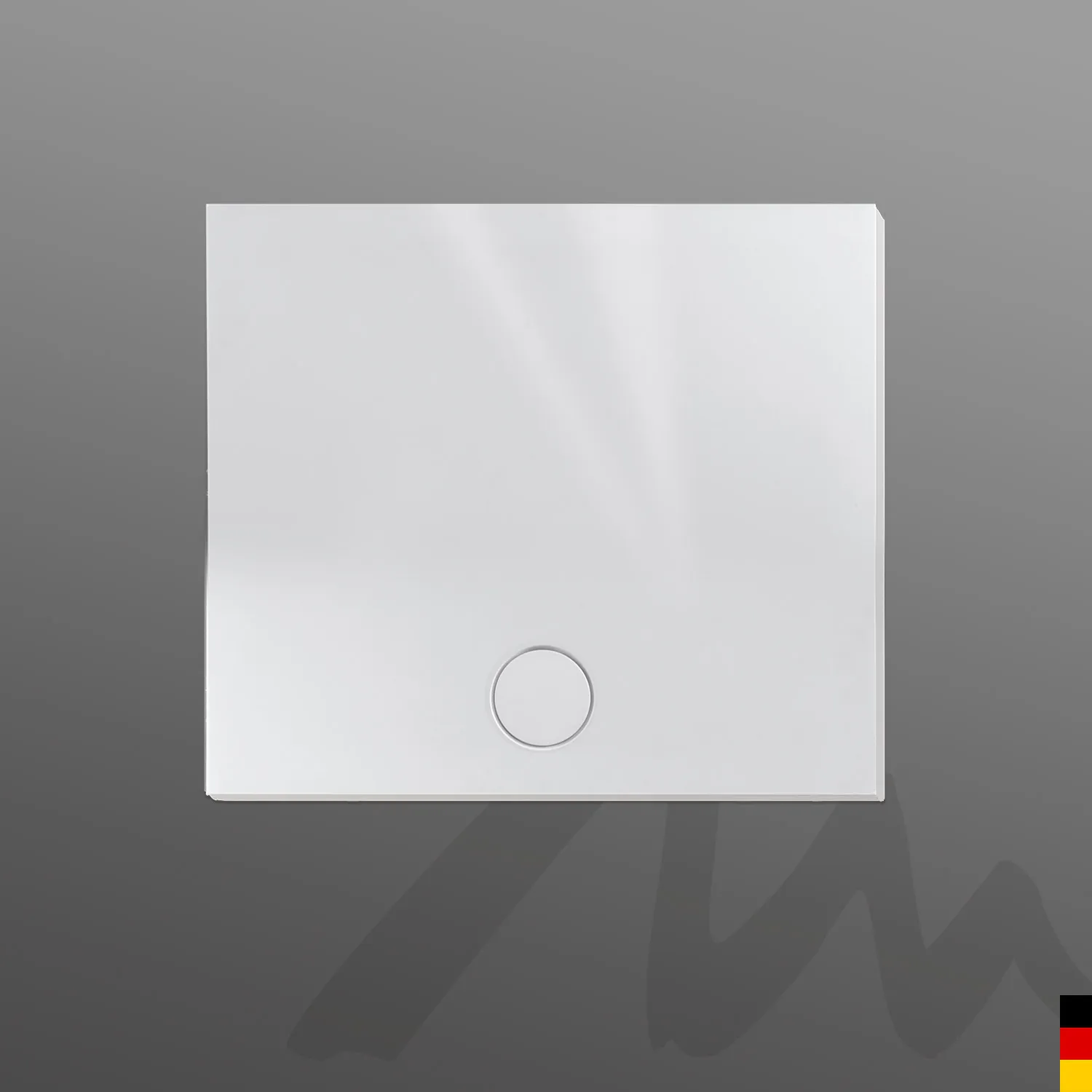 Mauersberger davisi Acryl-Duschflächen-Block davisi 100⁄90 1000x900x40, weiß