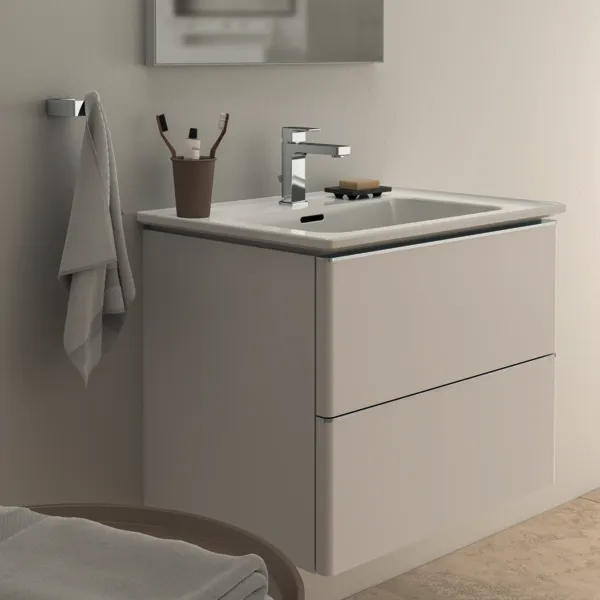 Waschbecken „StradaII“ 64 × 46 × 18 cm, Hahnlochposition mittig Waschbecken „StradaII“ 64 × 46 × 18 cm, Hahnlochposition mittig