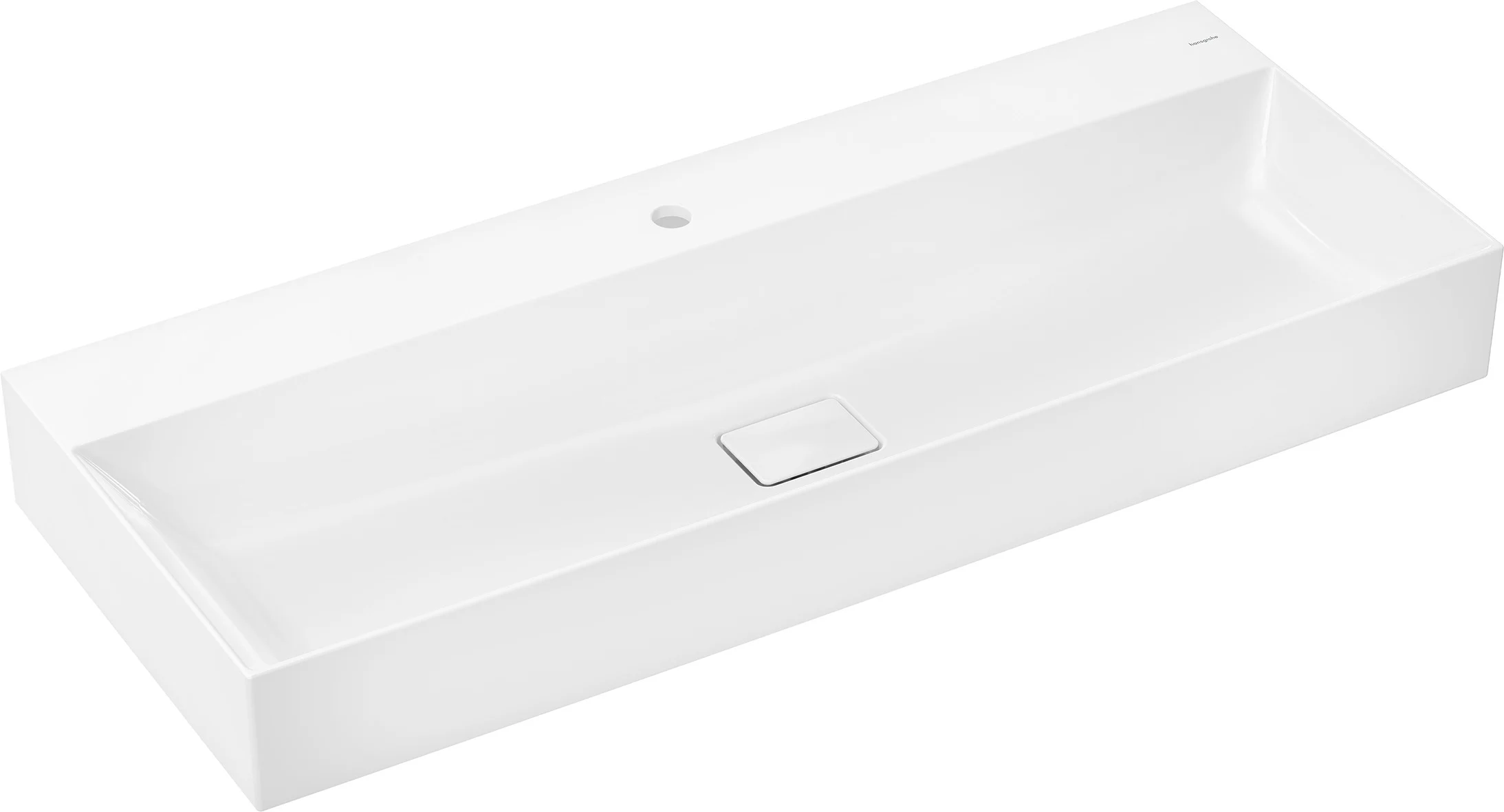 Hansgrohe Xevolos E Waschtisch, weiß, 1200x480 mm, wandhängend, mit Hahnloch, ohne Überlauf, SmartClean Glasur Hansgrohe Xevolos E Waschtisch, weiß, 1200x480 mm, wandhängend, mit Hahnloch, ohne Überlauf, SmartClean Glasur